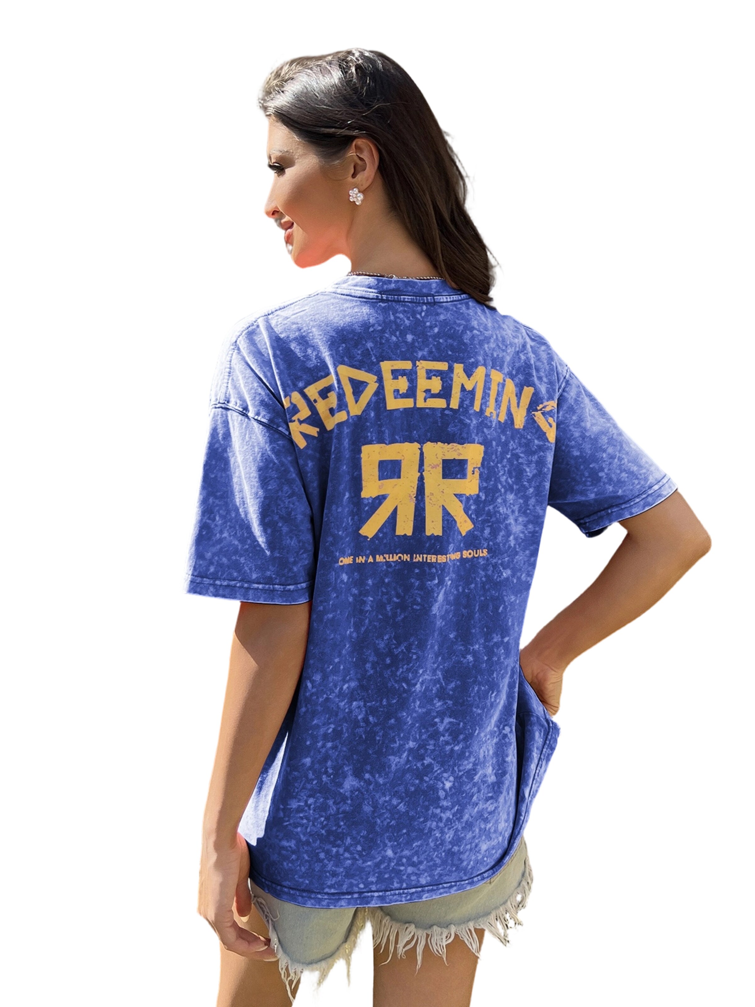 T-shirt GORHEY en bleu