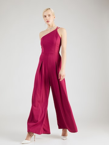 Tuta jumpsuit 'CLEO' di WAL G. in rosso