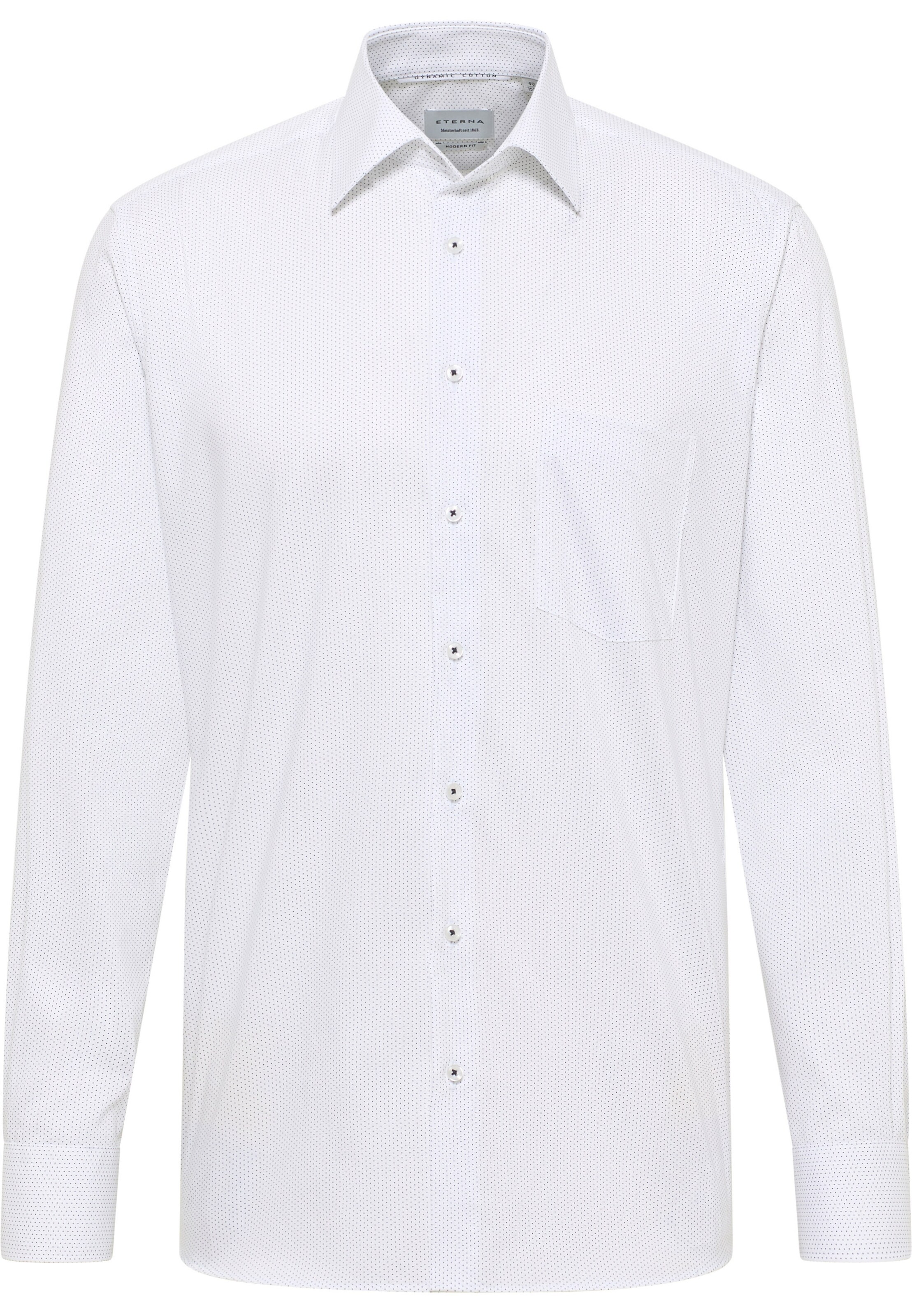 ETERNA Button Up Shirt in Dark blue / White, Item view