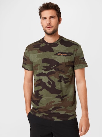 HOLLISTER Shirt in Groen: voorkant