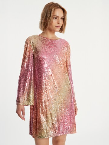 Robe Ana Alcazar en mélange de couleurs : devant