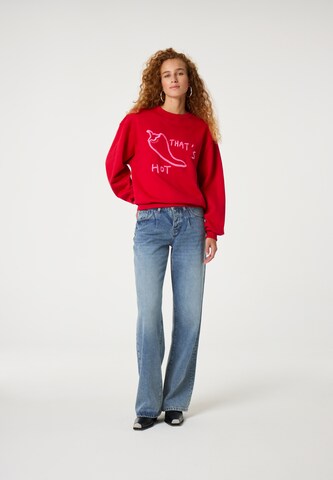 Sweat-shirt Fabienne Chapot en rouge