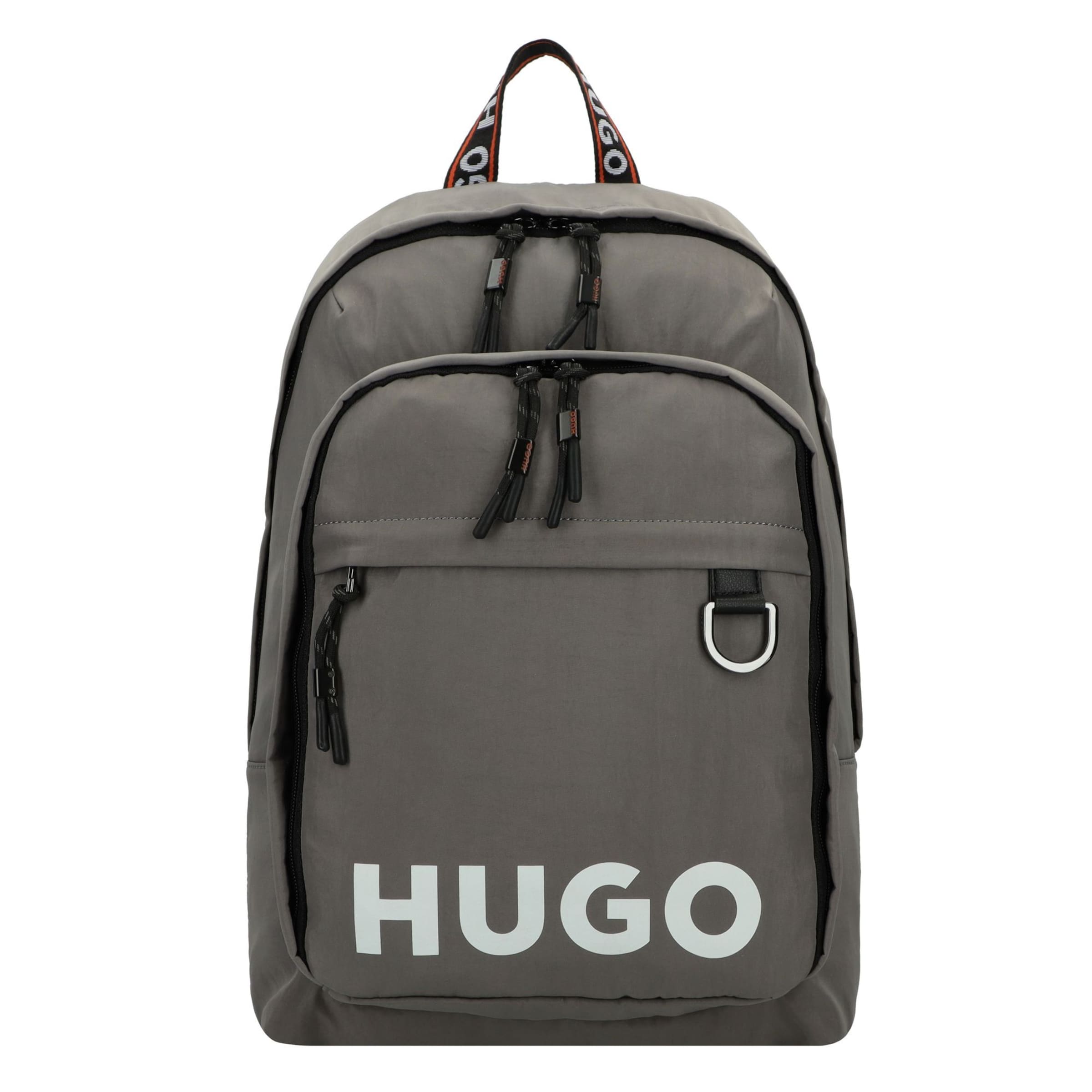 HUGO Rucksack 'Quentyn' in Grau: Vorderseite
