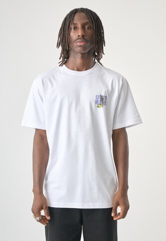 Cleptomanicx Shirt in White: front