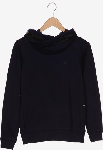 G-Star RAW Sweatshirt & Zip-Up Hoodie in M in Blue: front