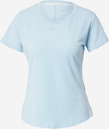 T-shirt fonctionnel NIKE en bleu : devant