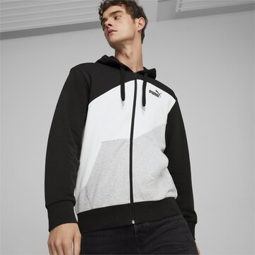 PUMA Sweatjacke 'Power' in Schwarz