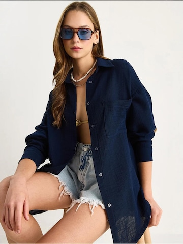 Camicia da donna di Bianco Lucci in blu