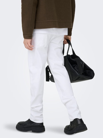 Only & Sons - regular Vaquero 'ONSWEFT' en blanco