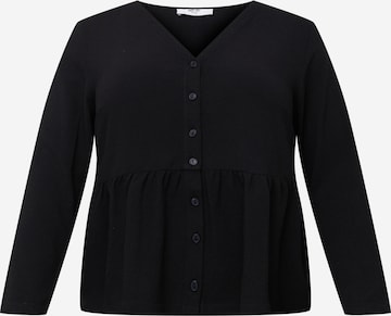 ABOUT YOU Curvy - Blusa 'Jayla' em preto: frente