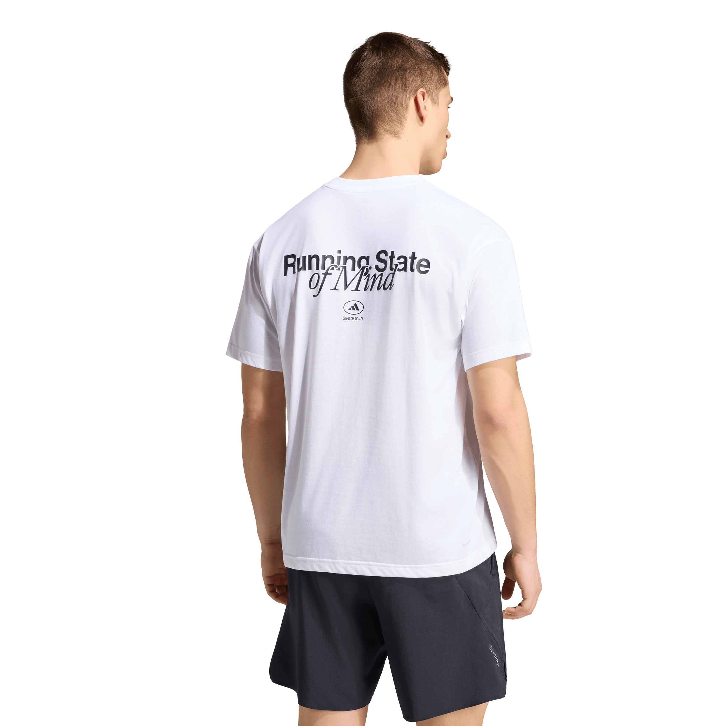 balts ADIDAS PERFORMANCE Sporta krekls: no priekšpuses