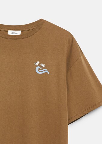 s.Oliver Shirt in Bruin