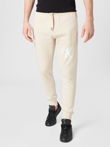 Effilé Pantalon Calvin Klein Jeans en  : devant