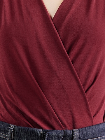ABOUT YOU - Body camiseta 'Stina' en rojo