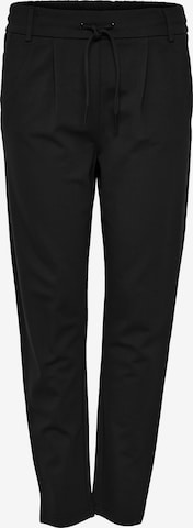 Only Petite Pleat-Front Pants 'Poptrash' in Black: front