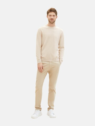 TOM TAILOR Pullover in Beige