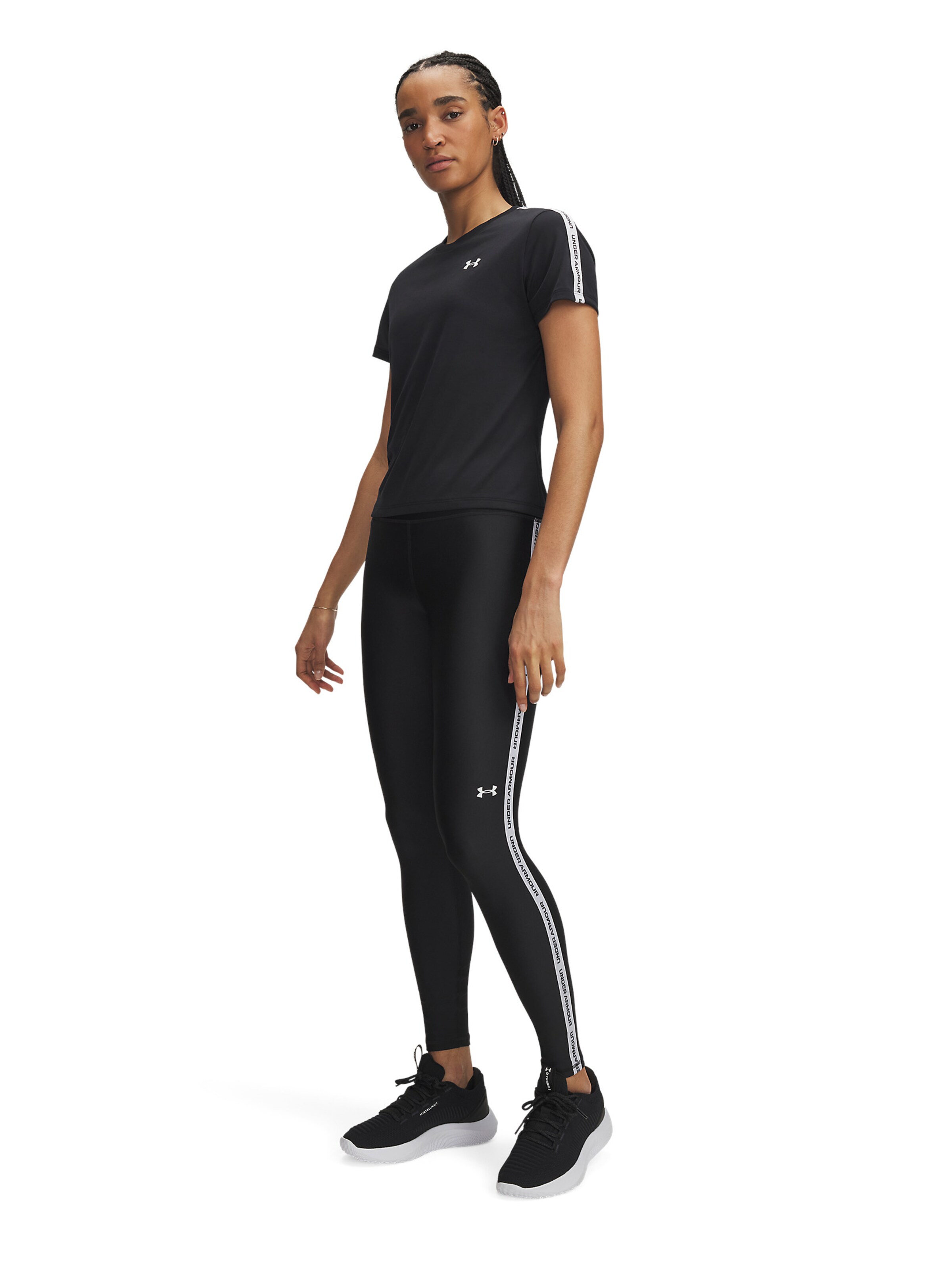 UNDER ARMOUR Skinny Sports trousers in Black