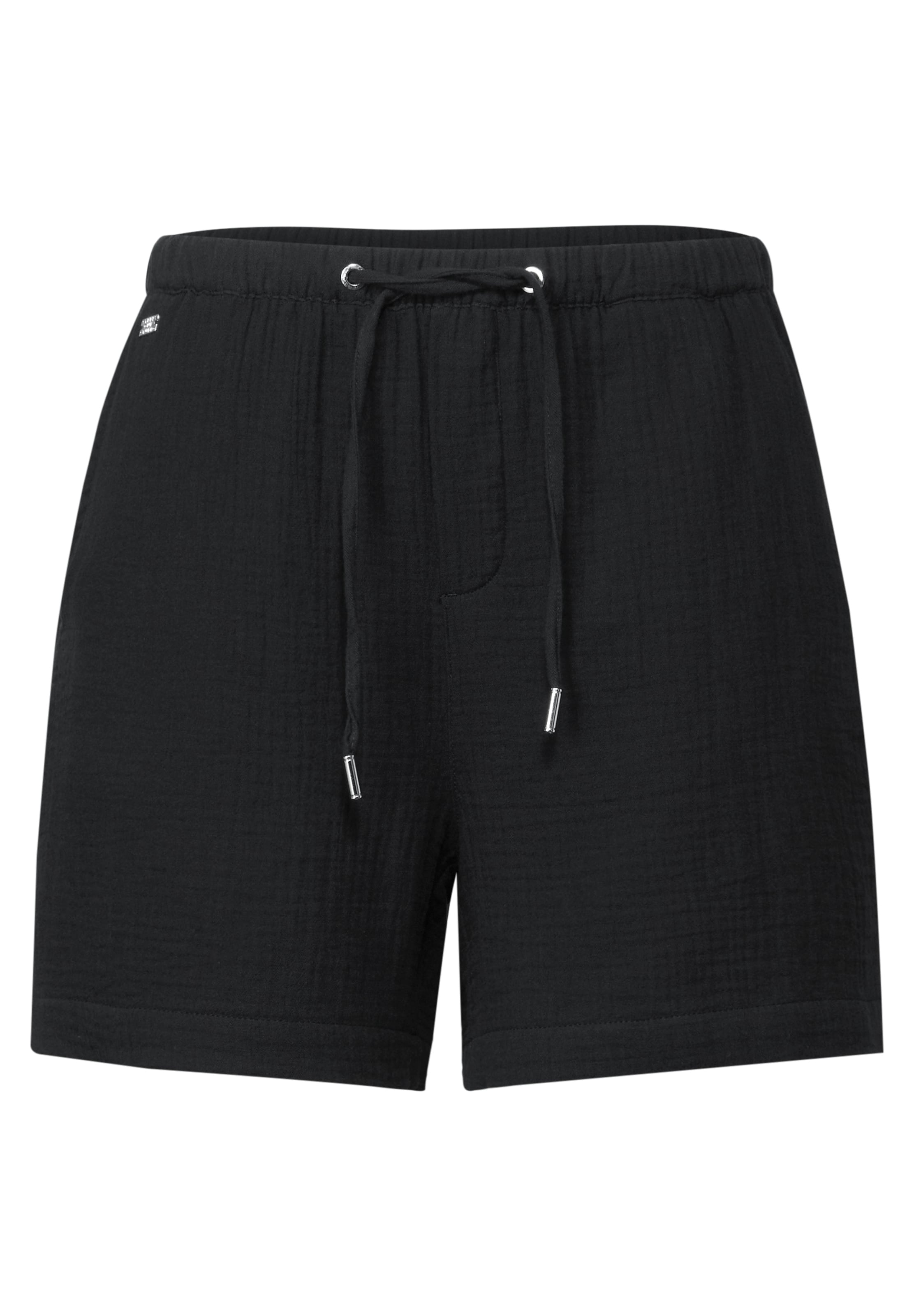 Street One Studio Pants in Black: front