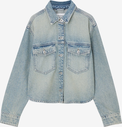 Pull&Bear Chemisier en bleu clair, Vue avec produit