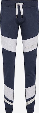 Coupe slim Pantalon 'Foster' BRUNO BANANI en bleu : devant