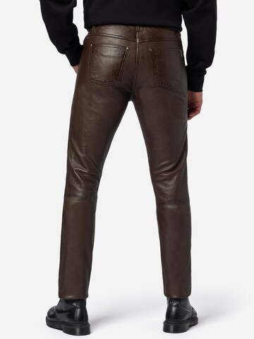 RICANO Slimfit Broek in Bruin