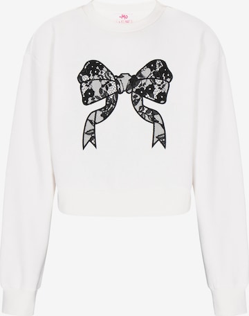 MYMO Sweatshirt in Weiß: Vorderseite