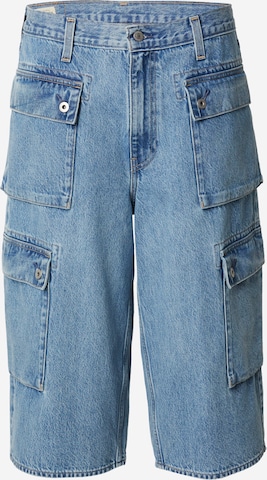 mėlyna LEVI'S ® „Baggy“ Darbinio stiliaus džinsai '478™ Baggy Capri Cargo': priekis