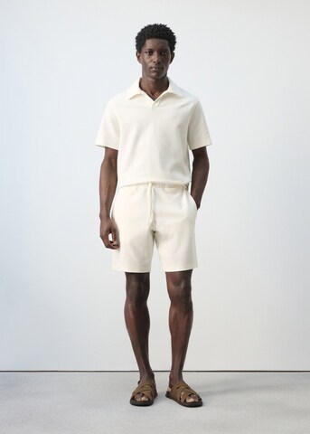 MANGO MAN Regular Pants 'Xavis' in White