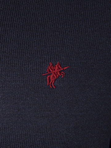 DENIM CULTURE Knit Cardigan 'Liboria' in Blue