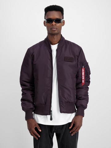 Giacca di mezza stagione 'MA-1 D-Tec' di ALPHA INDUSTRIES in lilla: frontale