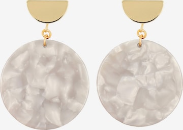 Fräulein Wunder Earrings 'Amal' in White: front