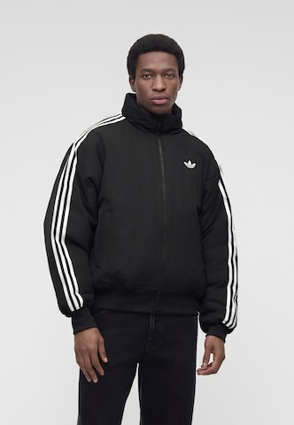 ADIDAS ORIGINALS Bluza rozpinana w kolorze czarny: przód