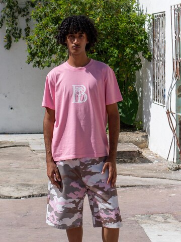 Wide Leg Pantalon 'Camo' BLUE SKY INN en rose