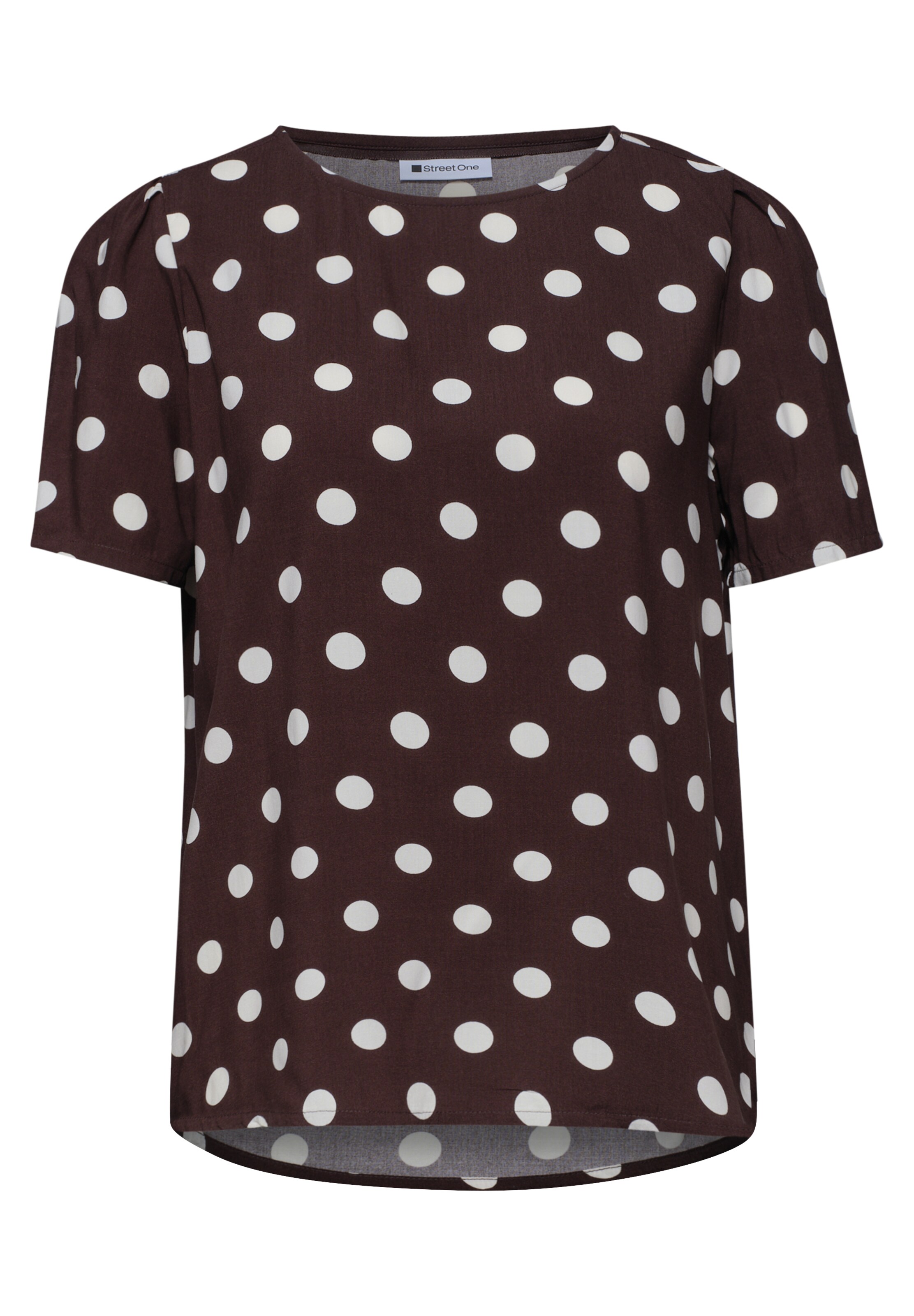 STREET ONE Blouse in Brown: front