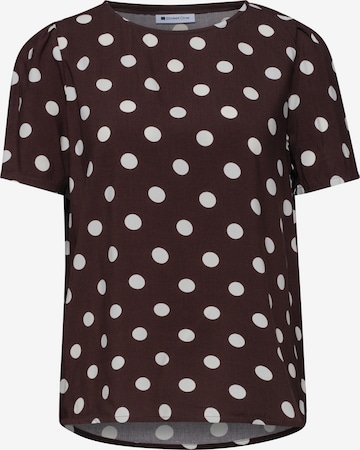 STREET ONE Blouse in Brown: front