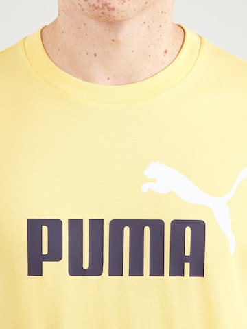 PUMA Performance shirt 'ESS No. 1' in Yellow