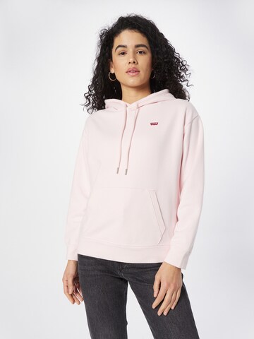 LEVI'S ®Sweater majica 'Standard Hoodie' - roza boja: prednji dio