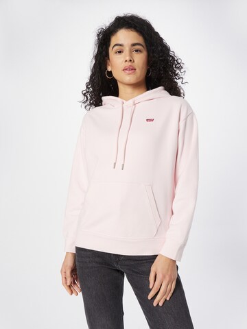 LEVI'S ® Свитшот 'Standard Hoodie' в Ярко-розовый: спереди
