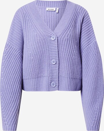 Cardigan 'Eli' WEEKDAY en violet : devant