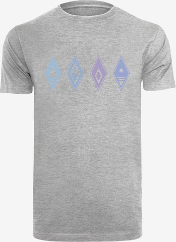 F4NT4STIC T-Shirt 'Disney Frozen 2 Symbols' in Grau | ABOUT YOU