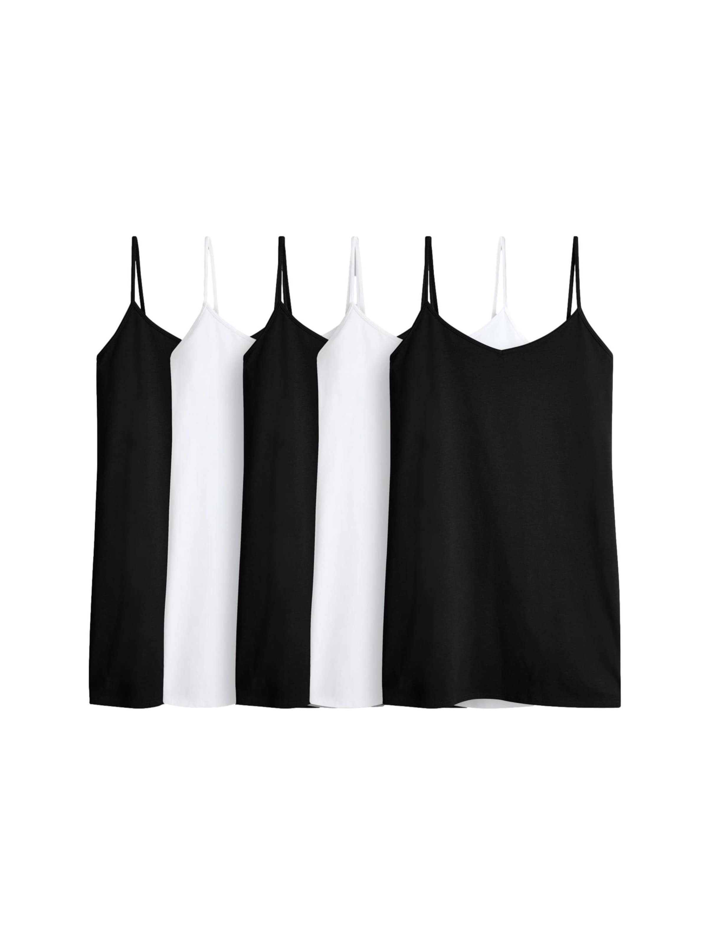 The Set Overdel i sort / hvid, Produktvisning