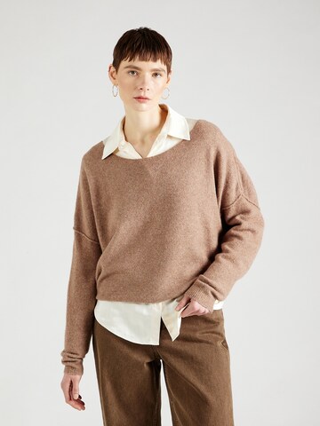 AMERICAN VINTAGE Sweater 'DAMSVILLE' in Beige: front