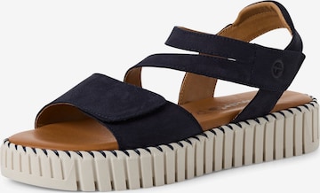 Tamaris Sandals in Blue: front