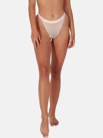 OW Collection Thong 'CRIS' in Beige: front