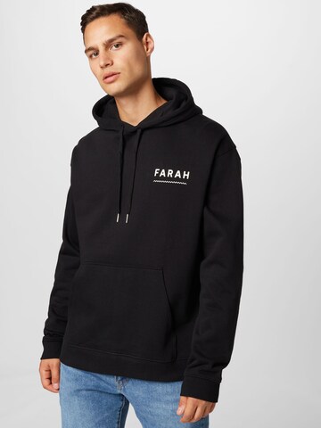 FARAH Sweatshirt 'GLADSTONE' in Black: front