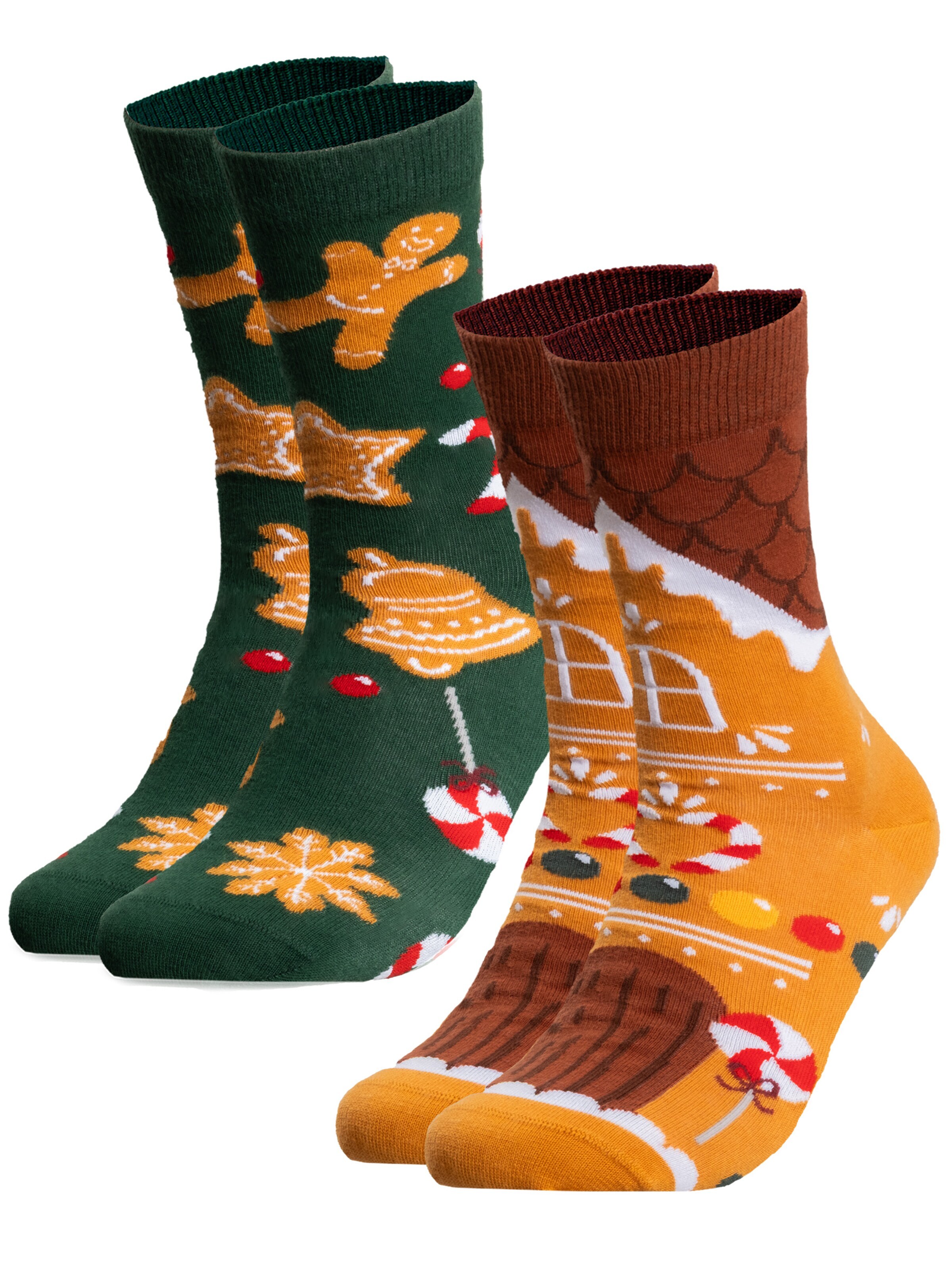 Occulto Socks 'Santa' in Mixed colors: front