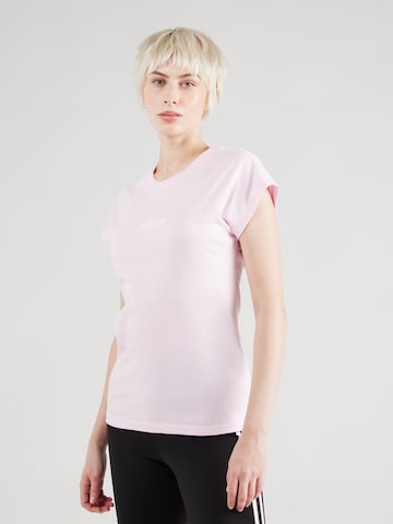 ADIDAS SPORTSWEAR Funktionsshirt 'Essentials Linear' in Pink: Vorderseite