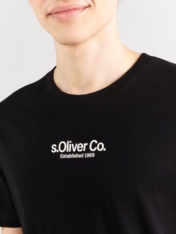s.Oliver Shirt in Zwart