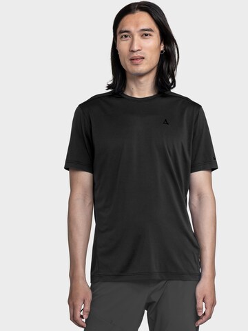 T-Shirt fonctionnel 'Tauron' Schöffel en noir : devant