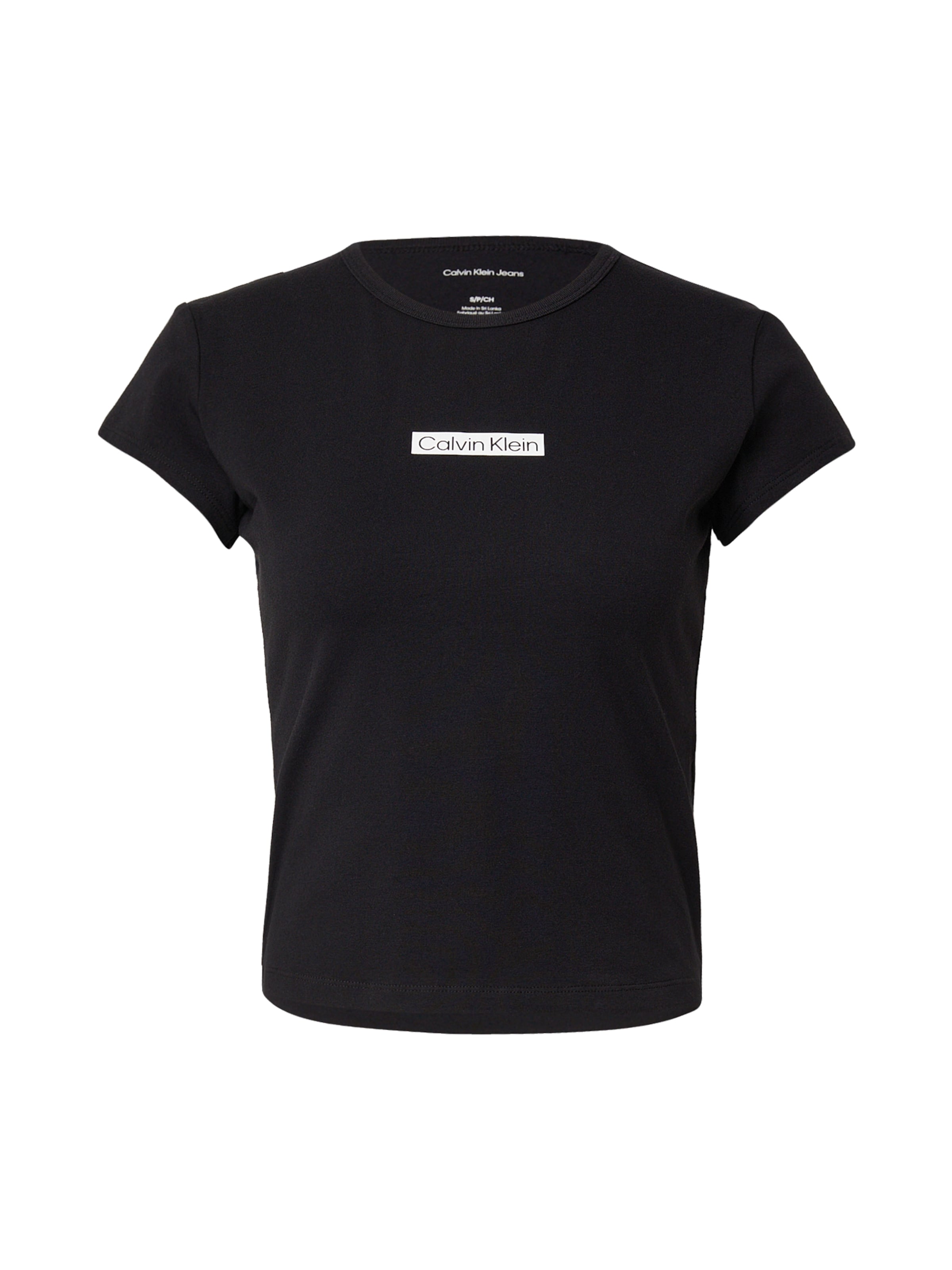 Calvin Klein Jeans Shirt in Black: front